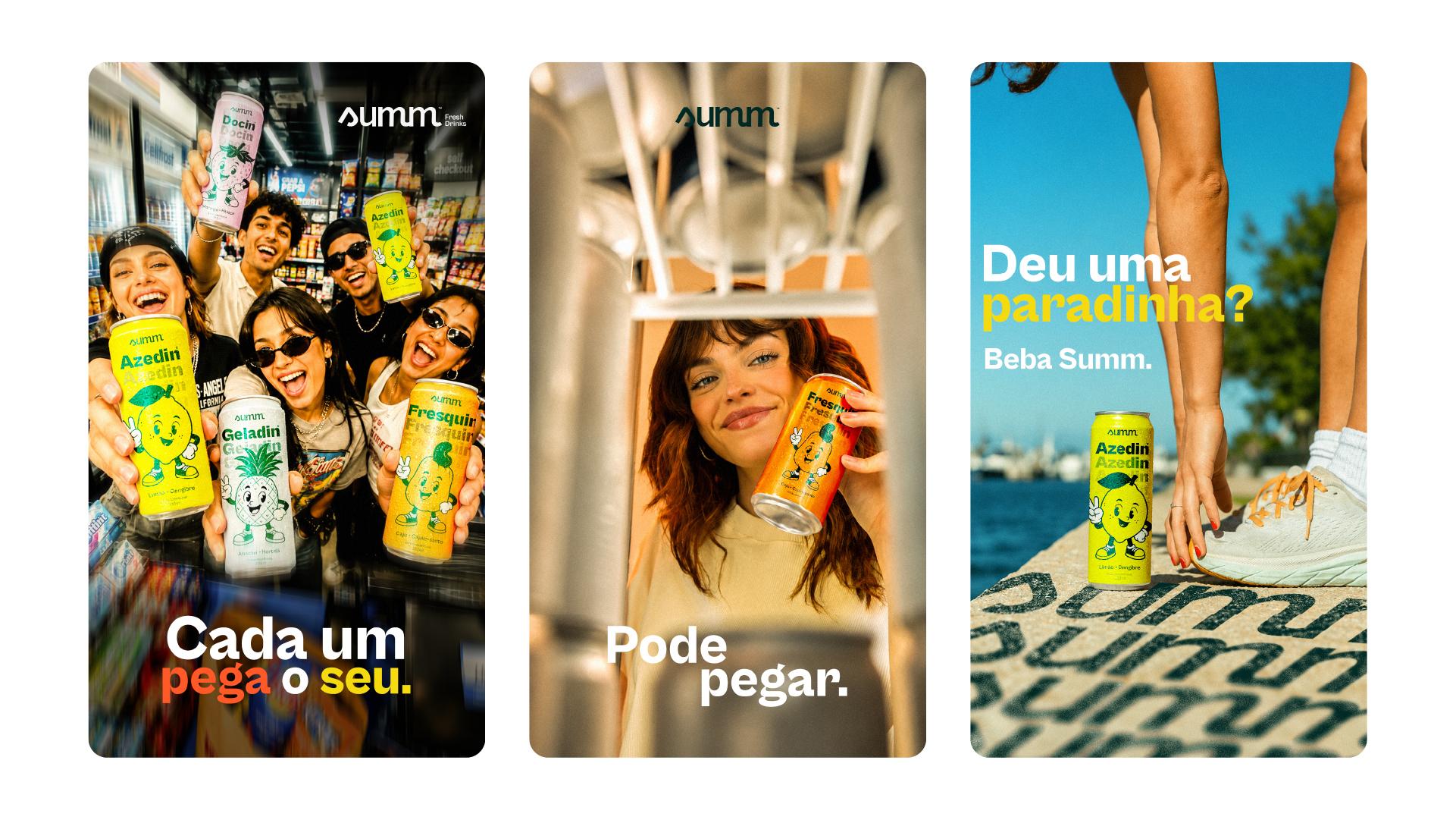 SUMM™  | Identidade de Marca para Refrigerantes