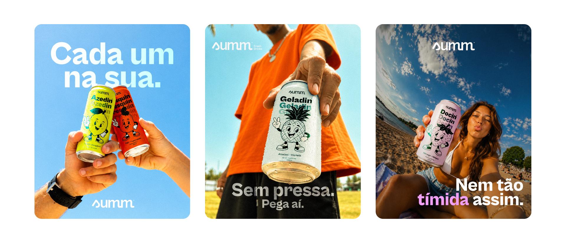 SUMM™  | Identidade de Marca para Refrigerantes