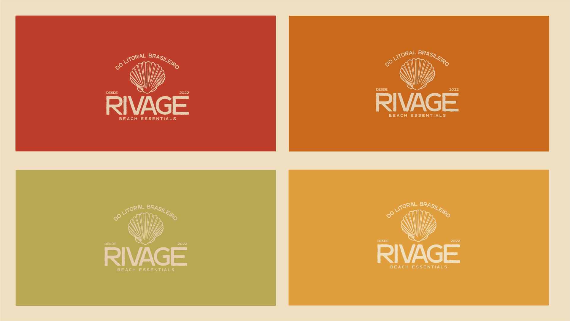RIVAGE — Brazilian Beachwear Brand Identity