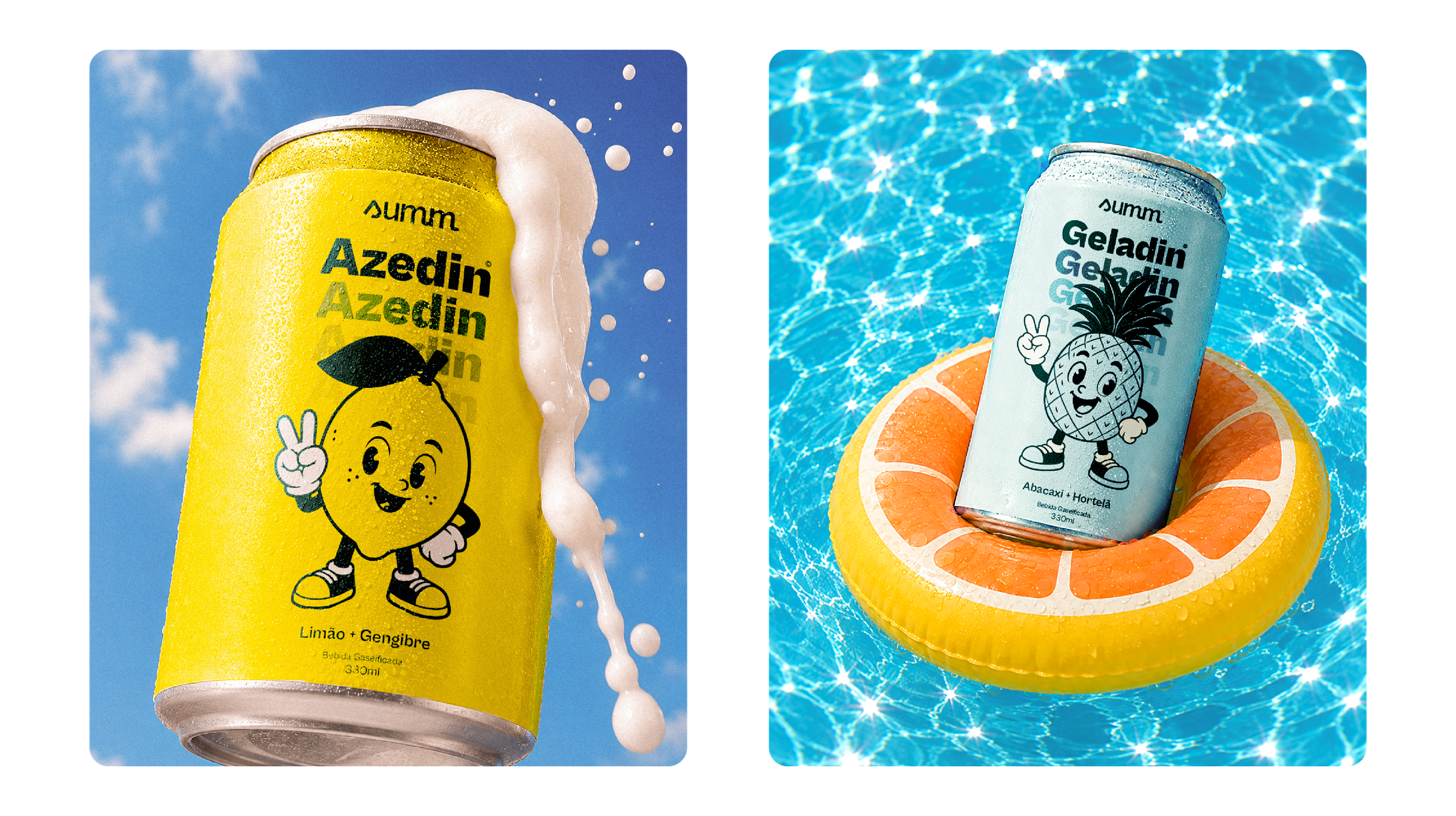 SUMM™  | Identidade de Marca para Refrigerantes