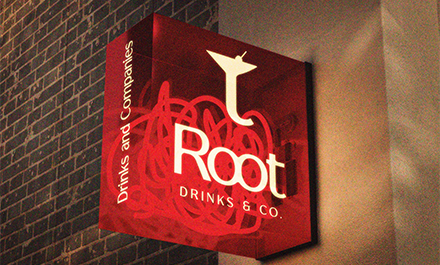 Root Drinks & Co. — Cocktail Bar Brand Identity
